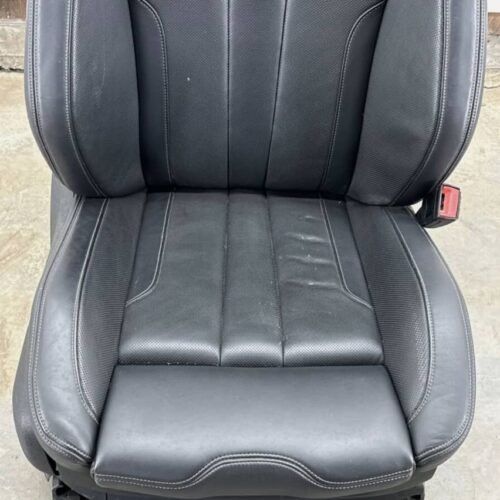 OEM 18-23 BMW F90 M5 COMPETITION FRONT RIGHT PASSENGER SIDE LEATHER SEAT (BLACK)