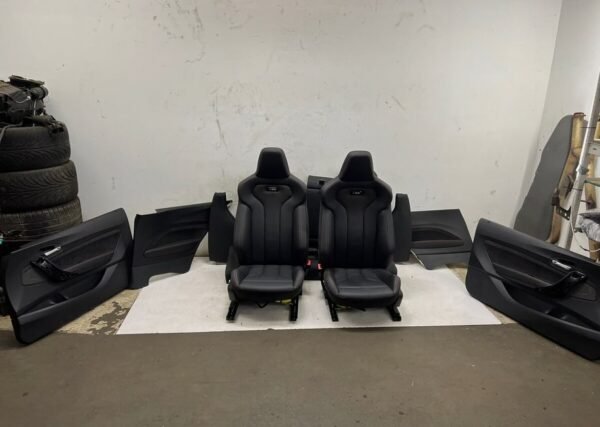 BMW F87 M2 Competition M Sport Seats & Door Cards F22 Red Stitching OEM - Image 8