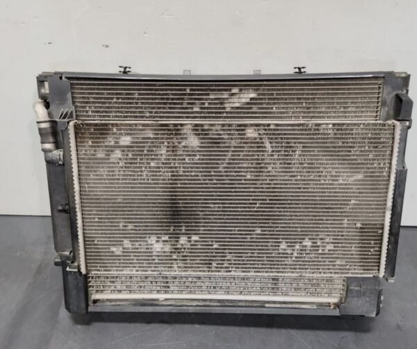 OEM BMW F80 F82 F83 M3 M4 S55 coolant radiator AC condenser w/fan set