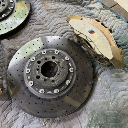 BMW M4 F82 carbon ceramic front rear brakes calipers rotor w/pad