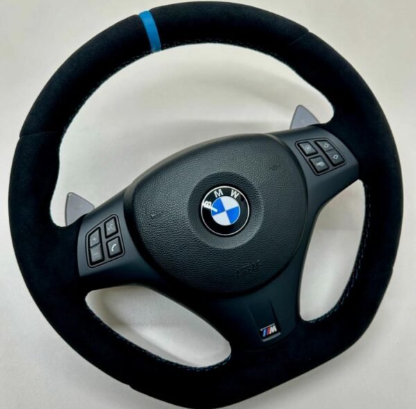 OEM BMW M3 DCT Sport Steering Wheel E90 E92 E93 M3 3 Series DEFECTED SET - Image 10
