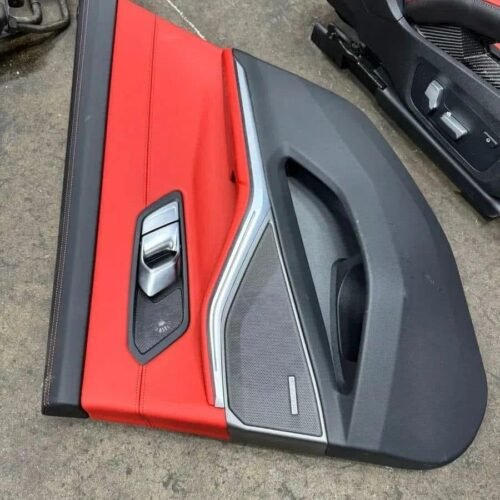 BMW  G80 M3 Sedan Carbon Bucket Seats Fiona Red Leather Interior Set
