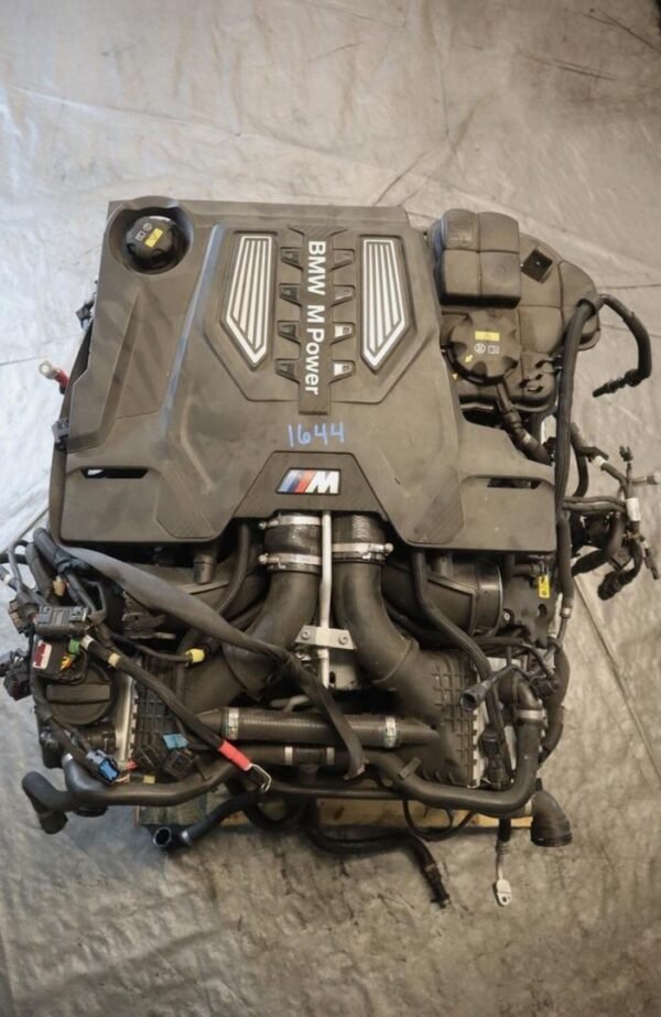 18 BMW M5 F90 S63 4.4L AWD OEM TWIN TURBO ENGINE MOTOR LONGBLOCK 67K #1644 - Image 9